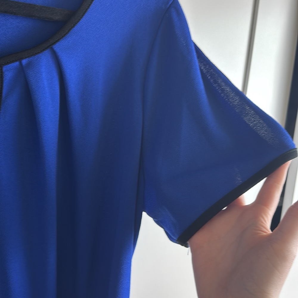 Adrienne Vittadini Large / L Scoop Neck Tee Shirt - Picture 5 of 7